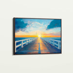 Landscape 283 Canvas Art 60 x 40 cm / Black