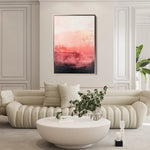 Abstract 284 Canvas Art 60 x 40 cm / Black