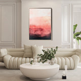 Abstract 284 Canvas Art 60 x 40 cm / Black