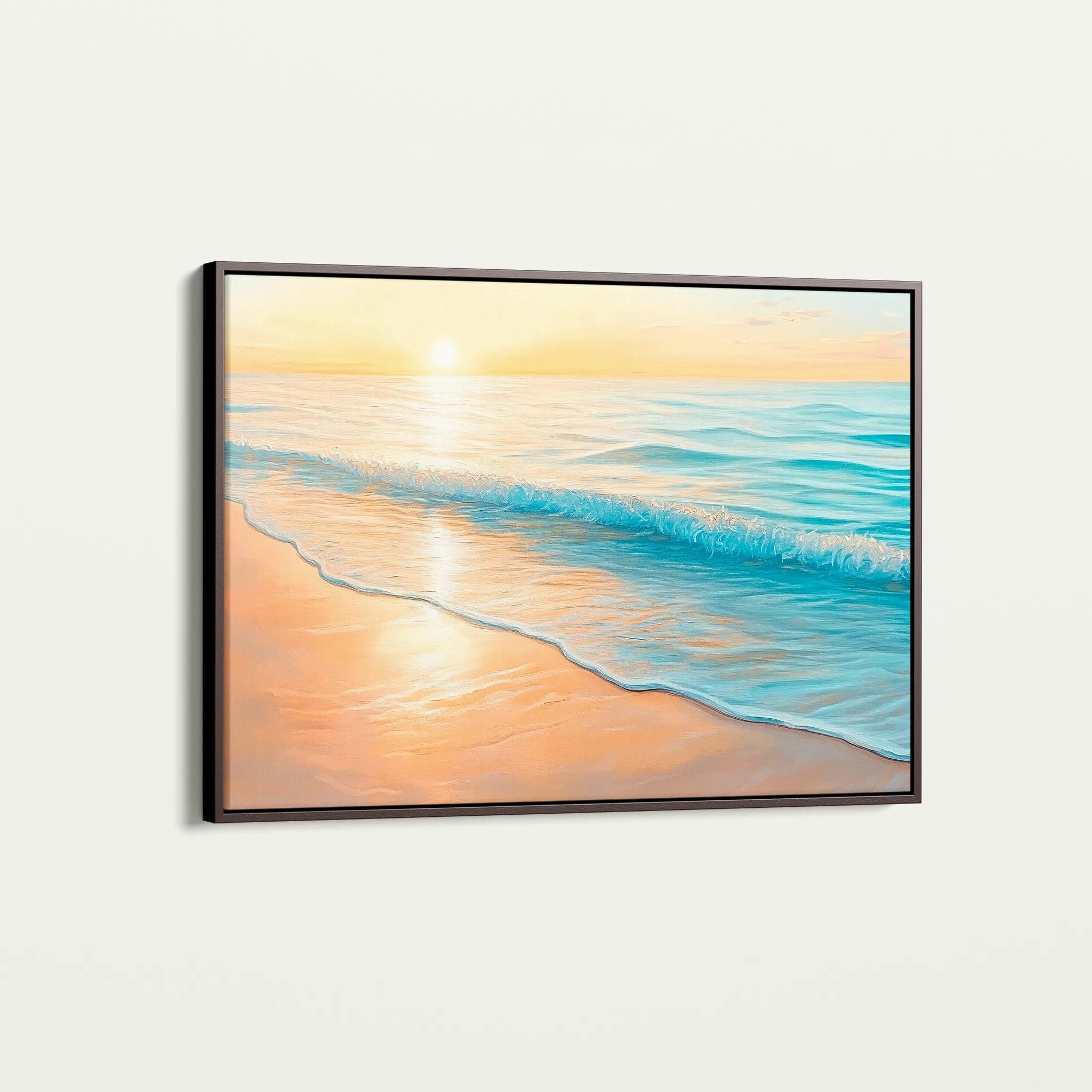 Landscape 284 Canvas Art 60 x 40 cm / Black