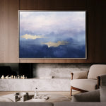 Abstract 285 Canvas Art 60 x 40 cm / Black