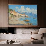 Landscape 285 Canvas Art 60 x 40 cm / Black