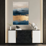 Abstract 286 Canvas Art 60 x 40 cm / Black
