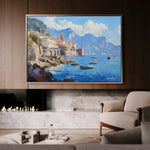 Landscape 286 Canvas Art 60 x 40 cm / Black
