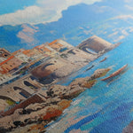 Landscape 286 Canvas Art 60 x 40 cm / Black