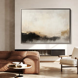 Abstract 287 Canvas Art 60 x 40 cm / Black