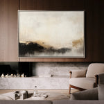 Abstract 287 Canvas Art 60 x 40 cm / Black