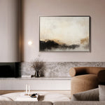Abstract 287 Canvas Art 60 x 40 cm / Black