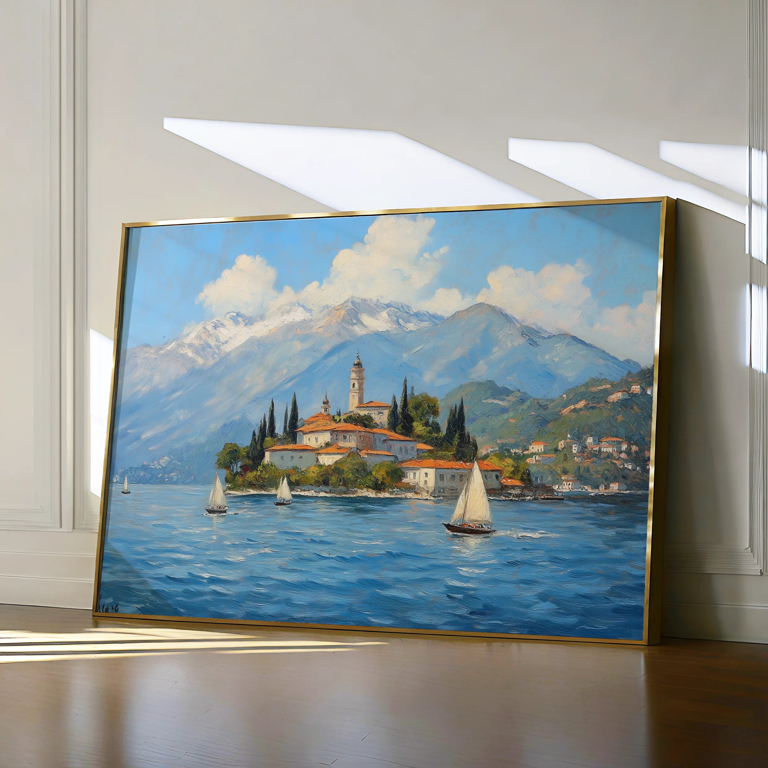 Landscape 287 Canvas Art 60 x 40 cm / Black