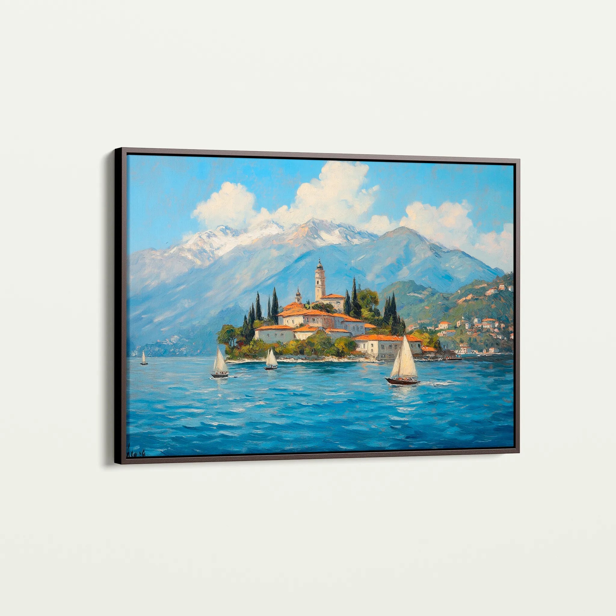 Landscape 287 Canvas Art 60 x 40 cm / Black