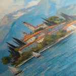 Landscape 287 Canvas Art 60 x 40 cm / Black