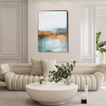 Abstract 288 Canvas Art 60 x 40 cm / Black