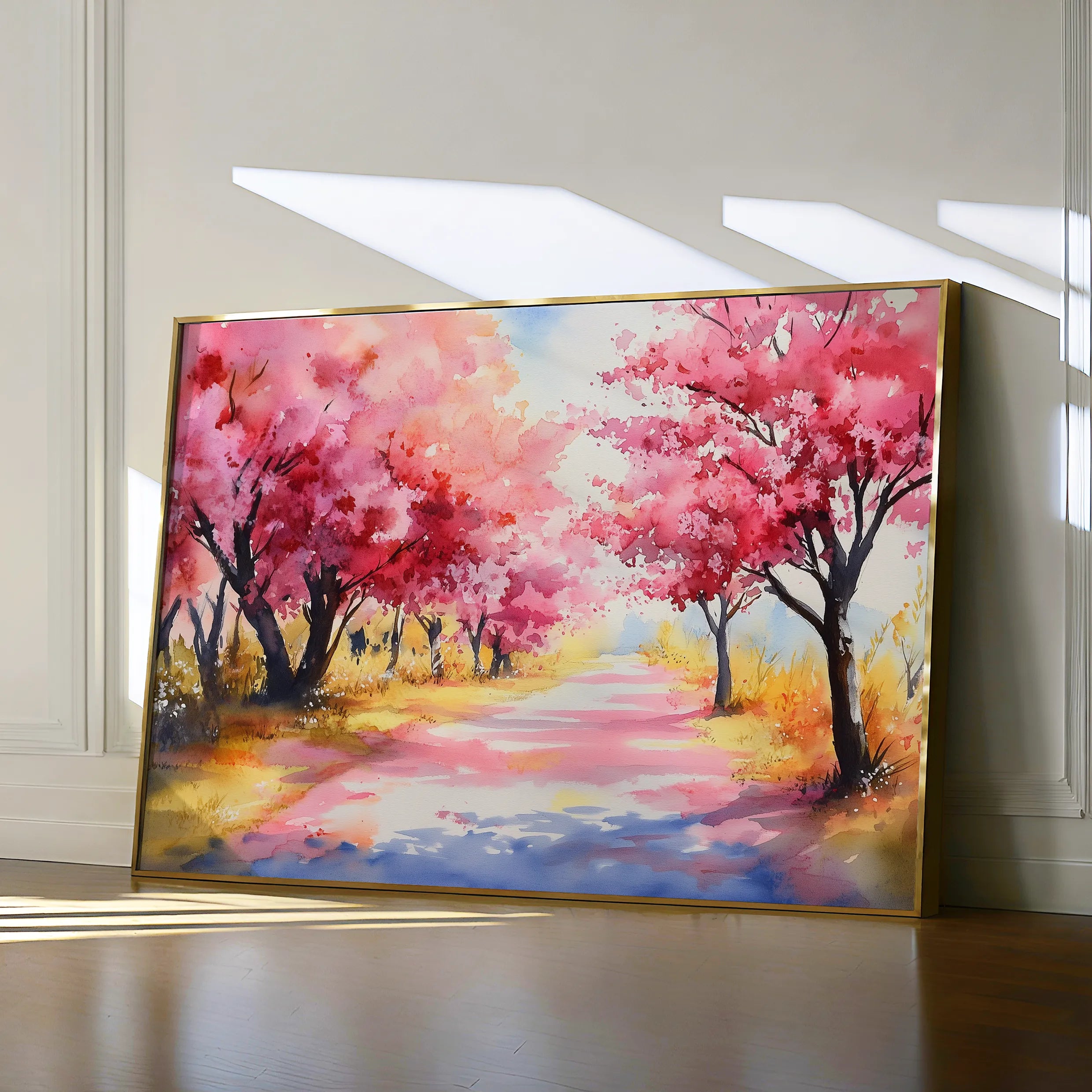 Landscape 288 Canvas Art 60 x 40 cm / Black