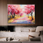 Landscape 288 Canvas Art 60 x 40 cm / Black