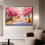 Landscape 288 Canvas Art 60 x 40 cm / Black