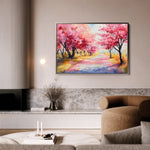 Landscape 288 Canvas Art 60 x 40 cm / Black