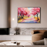Landscape 288 Canvas Art 60 x 40 cm / Black
