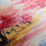 Landscape 288 Canvas Art 60 x 40 cm / Black