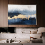 Abstract 289 Canvas Art 60 x 40 cm / Black