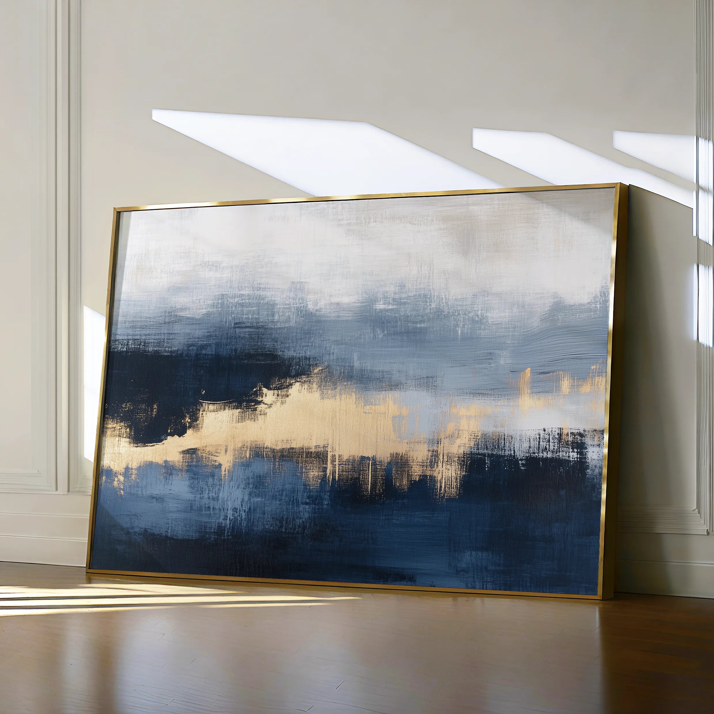 Abstract 289 Canvas Art 60 x 40 cm / Black