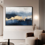 Abstract 289 Canvas Art 60 x 40 cm / Black
