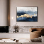 Abstract 289 Canvas Art 60 x 40 cm / Black