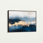 Abstract 289 Canvas Art 60 x 40 cm / Black