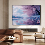 Landscape 289 Canvas Art 60 x 40 cm / Black