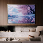 Landscape 289 Canvas Art 60 x 40 cm / Black