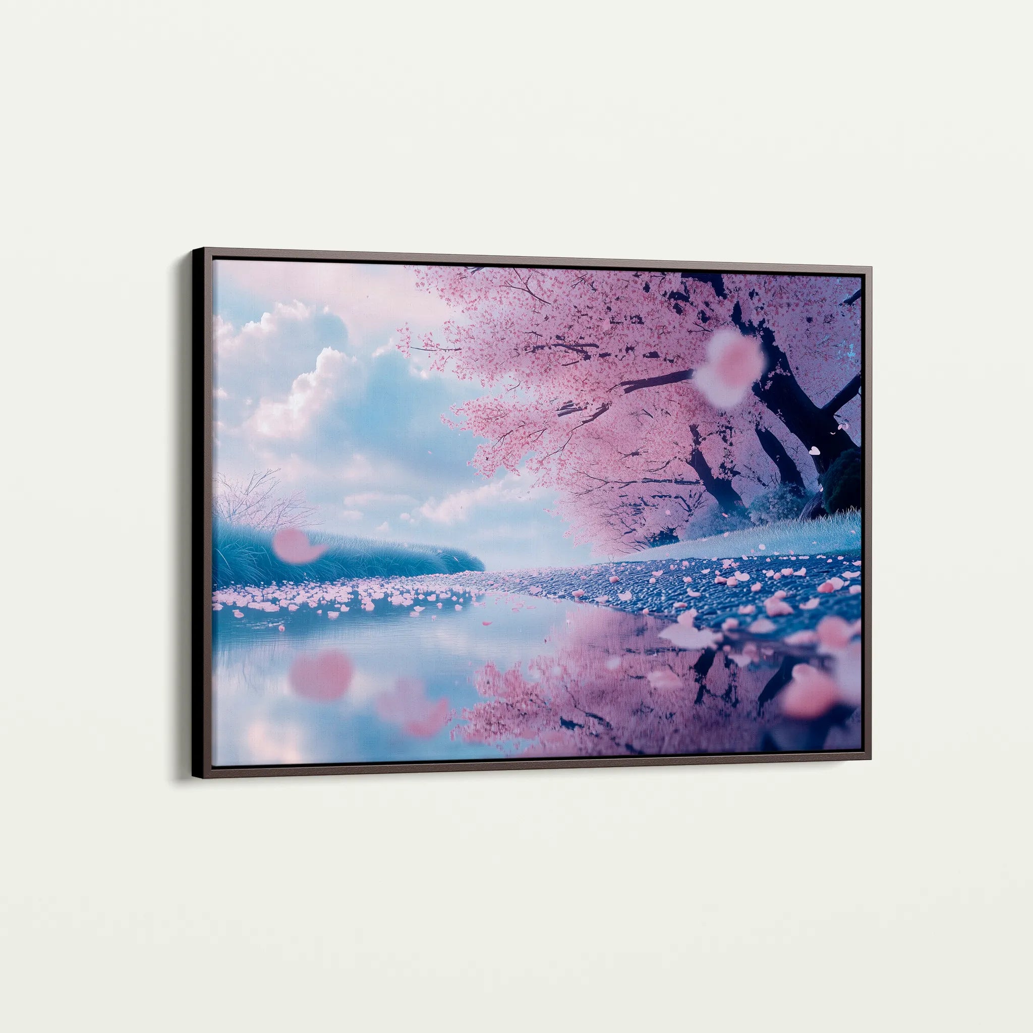 Landscape 289 Canvas Art 60 x 40 cm / Black