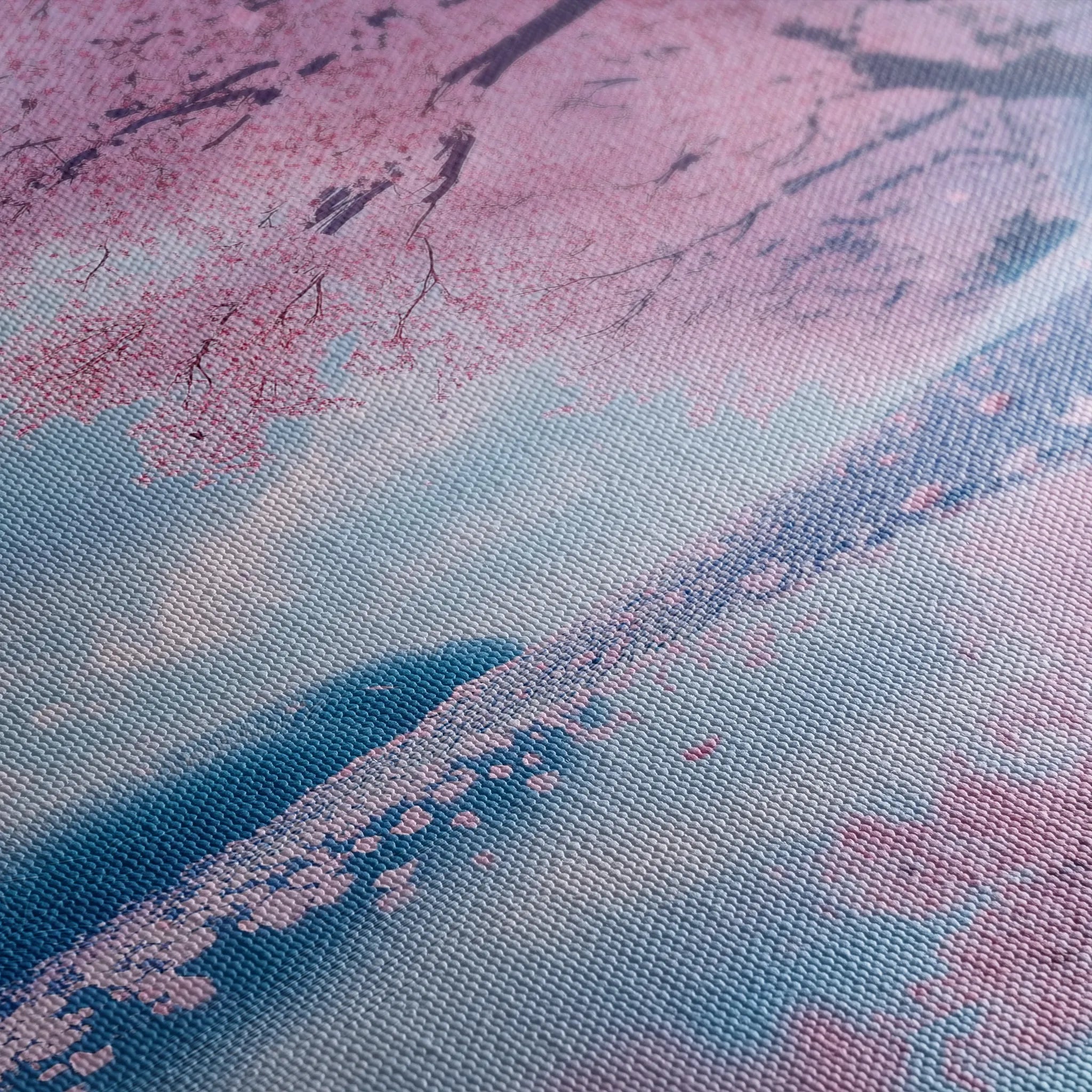 Landscape 289 Canvas Art 60 x 40 cm / Black