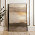 Abstract 290 Canvas Art 60 x 40 cm / Black