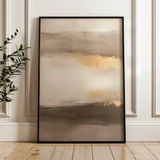 Abstract 290 Canvas Art 60 x 40 cm / Black