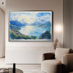Landscape 290 Canvas Art 60 x 40 cm / Black