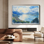 Landscape 290 Canvas Art 60 x 40 cm / Black