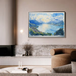 Landscape 290 Canvas Art 60 x 40 cm / Black