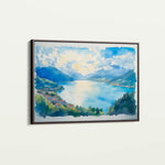 Landscape 290 Canvas Art 60 x 40 cm / Black