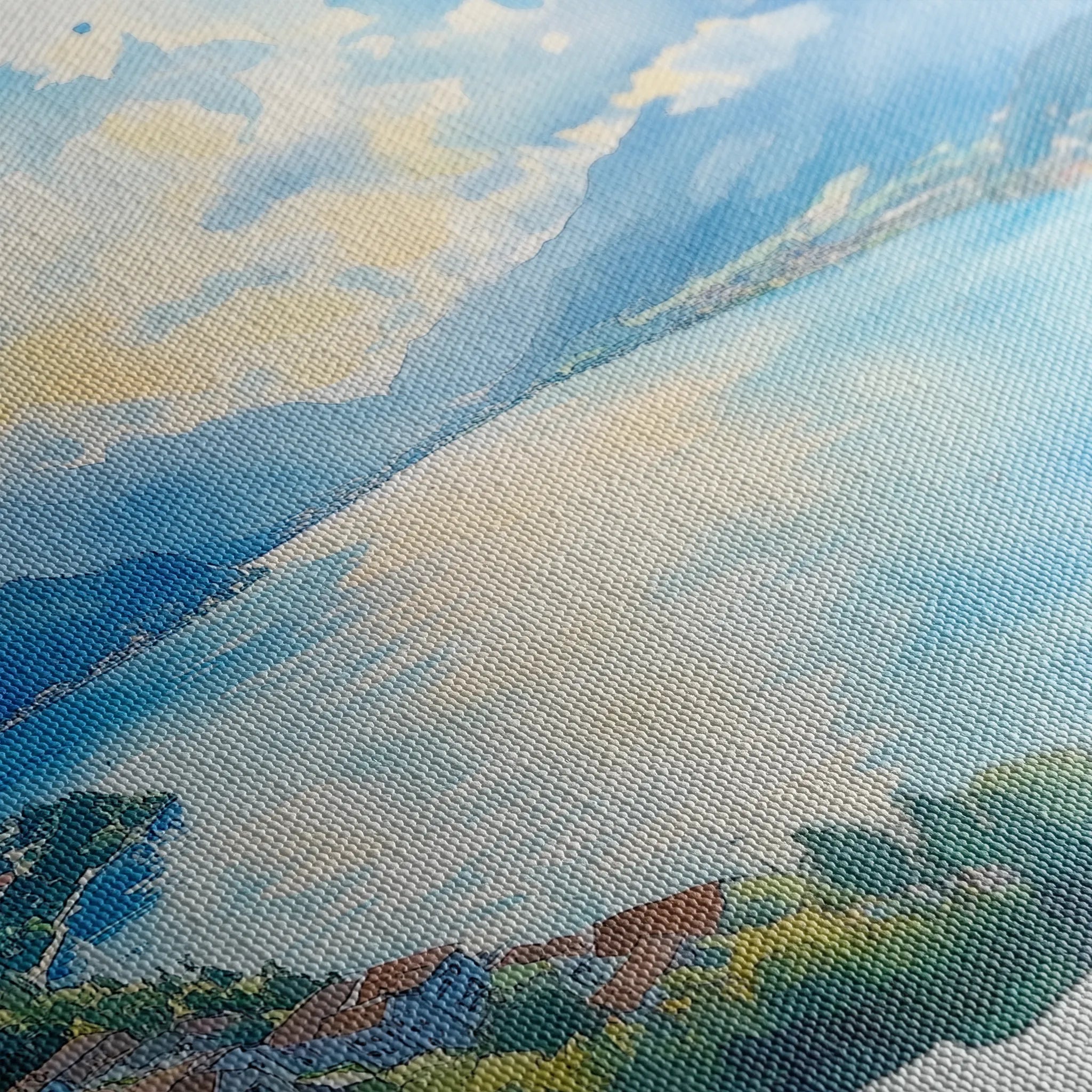 Landscape 290 Canvas Art 60 x 40 cm / Black