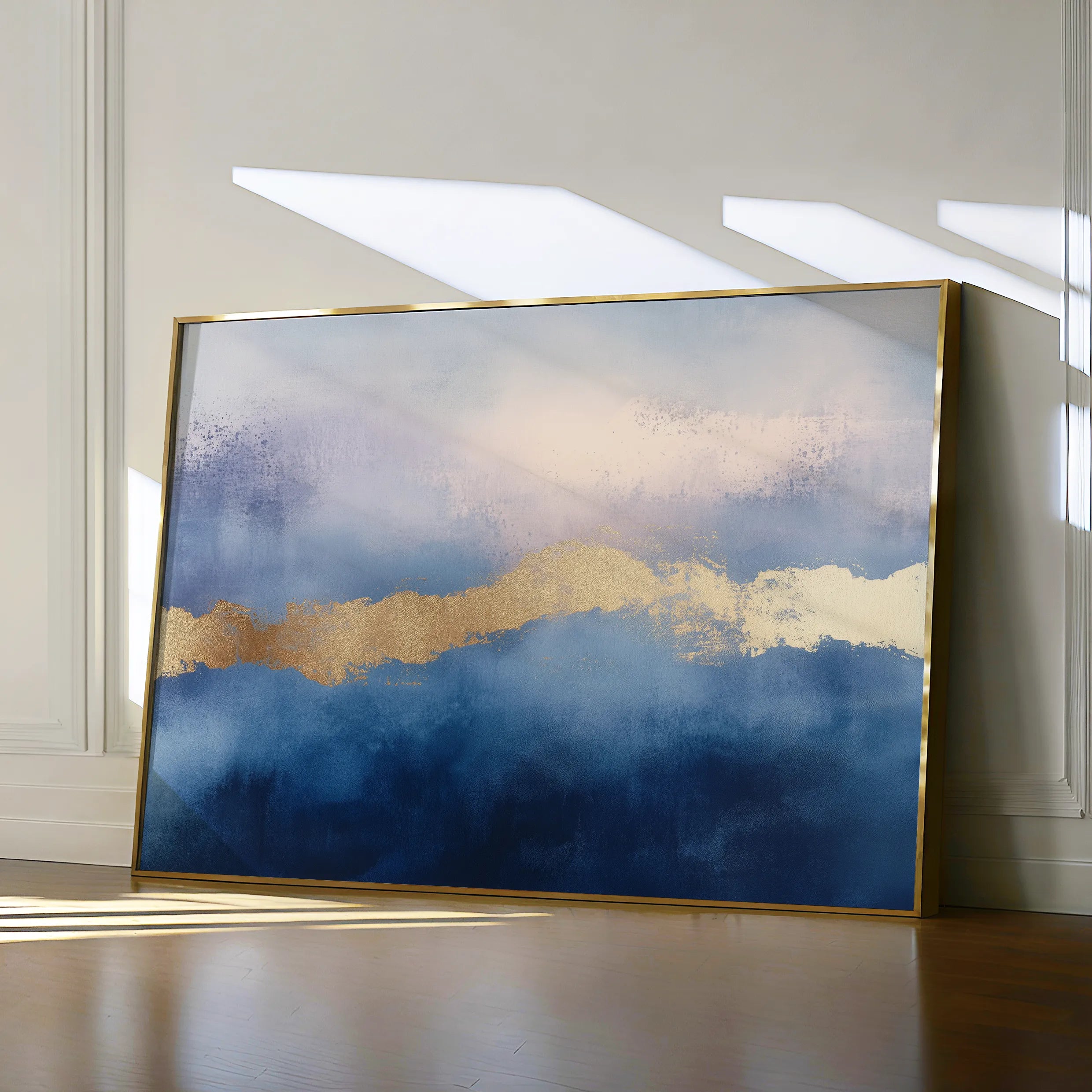 Abstract 291 Canvas Art 60 x 40 cm / Black