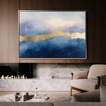 Abstract 291 Canvas Art 60 x 40 cm / Black