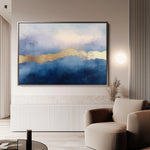 Abstract 291 Canvas Art 60 x 40 cm / Black