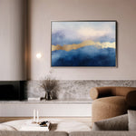 Abstract 291 Canvas Art 60 x 40 cm / Black