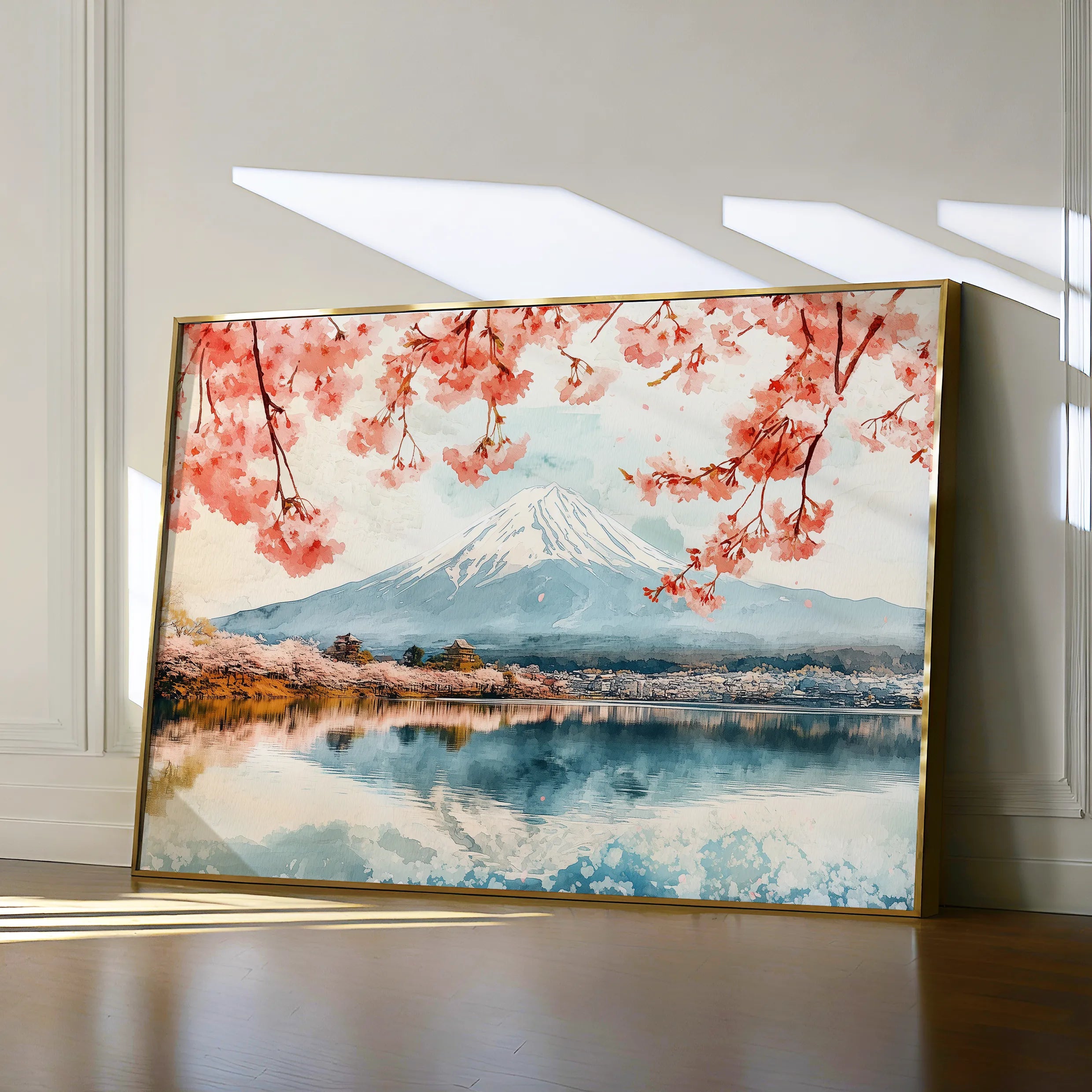 Landscape 291 Canvas Art 60 x 40 cm / Black