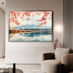 Landscape 291 Canvas Art 60 x 40 cm / Black