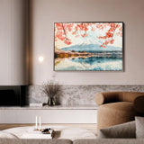 Landscape 291 Canvas Art 60 x 40 cm / Black