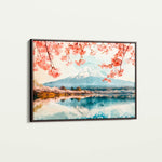 Landscape 291 Canvas Art 60 x 40 cm / Black
