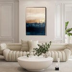 Abstract 292 Canvas Art 60 x 40 cm / Black
