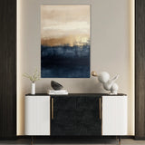 Abstract 292 Canvas Art 60 x 40 cm / Black