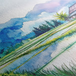 Landscape 292 Canvas Art 60 x 40 cm / Black