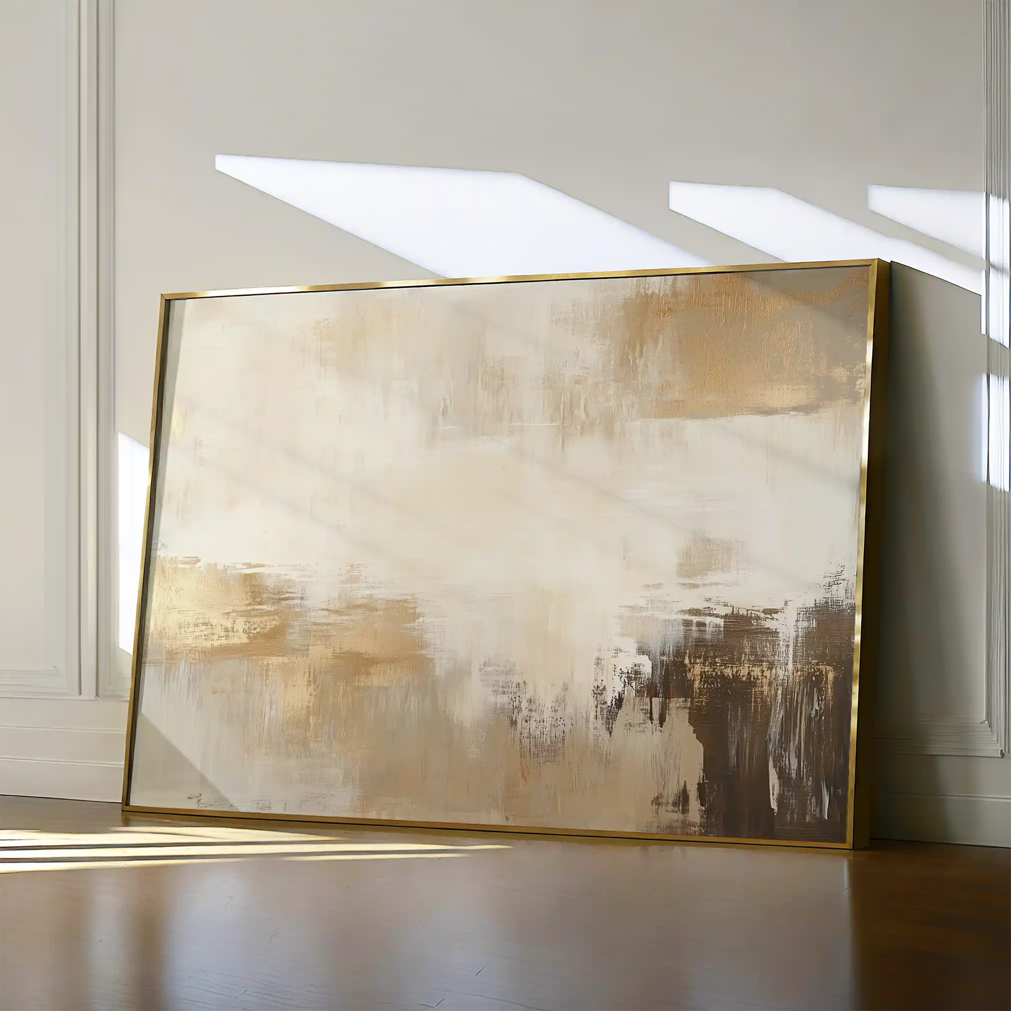 Abstract 293 Canvas Art 60 x 40 cm / Black